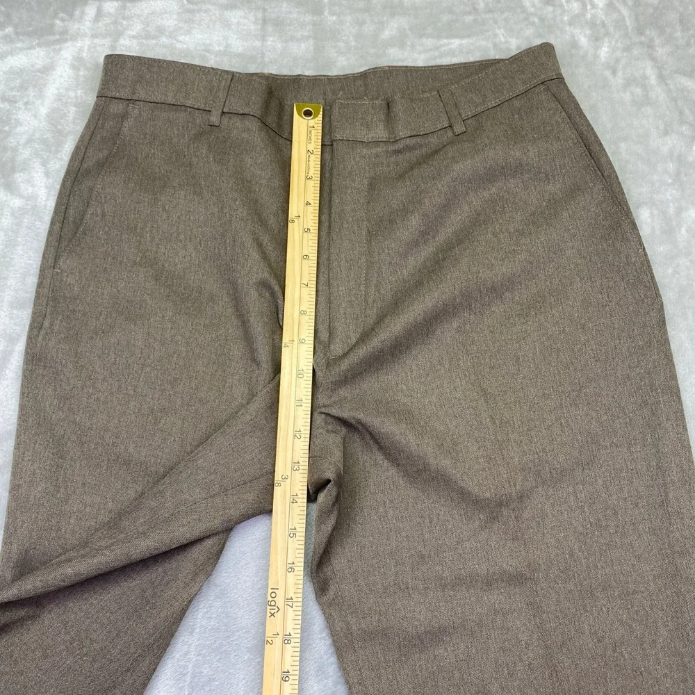 VTG Levi's Action Slacks Flat Front Dress Pants Brown Sz 36 Fits 34